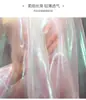 Tela Hanfu satén organza tela de color degradado ropa Dinastía Tang Hanfu Jardín de infantes fondo de boda