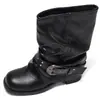 Botas de Tacón Grueso Versátiles para Mujer que Aumentan la Altura, Nuevo Modelo Otoño 2026, Suela Suave, Combinan con Faldas, Adelgazantes Retro, Botas para Pantalones Maillard