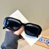 Gafas de Sol de Moda con Montura Grande para Blanquear, Popular en Internet para Mujeres, Estilo Retro Americano, Gafas para Chicas Populares, Gafas Anti-UV para Rostros Cuadrados y Redondos