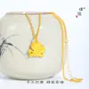 Puzuoqiang Color-Preserving Oro de Arena Antiguo Accesorios DIY Colgante Unicornio Kt Hello Kitty Cadena para Clavícula de Dibujos Animados para Mujeres