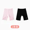 Leggings de Verano para Niñas, Shorts Finos de Seguridad de Modal Anti-Exposición, Shorts hasta la Rodilla para Bebé para Usar por Encima