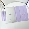 Estojo Dupla Face para Apple iPad Pro 11 polegadas Dobrável em Y Air 5/4 com Suporte para Caneta 2024 Estojo Protetor iPad 10 Fivela