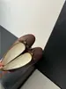 Zapatos Planos de Pliegues con Lazo Estilo Coreano para Mujer, Nuevos Zapatos de Commuter Estilo Hada Primavera 2026, Zapatos de Abuela sin Cordones