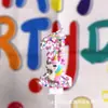Vela de Aniversário Digital Personalizada DIY Coroa do Oceano Cruzada Decorações de Bolo Suprimentos para Festa Atacado