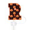 Nueva Serie de Letras de Halloween Tapas para Popote stanley Tapas para Popote Personalizadas Pegamento Suave Decorativas para Popote 10mm