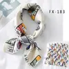 Moda Coreana 2020 Bufanda Pequeña Estampada de Seda Bufanda Cuadrada Pequeña Bufanda Decorativa Profesional para Mujer