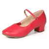 Zapatos de Baile Latino para Mujer Zapatos de Baile de Tacón Medio Zapatos de Baile Cuadrado Zapatos de Baile Zapatos de Baile de Suela Blanda Zapatos de Baile para Adultos Zapatos de Baile para Actuación Zapatos Individuales