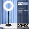 Luz de Preenchimento para Transmissão ao Vivo de Celular Luz de Celebridade da Internet Luz de Preenchimento para Foto Luz para Fotografia de Mesa Lâmpada de Beleza Luz de Preenchimento Circular Suporte Âncora Beleza