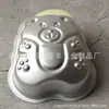 H618 Forma de Bolo de Alumínio com Molde de Urso Forma de Desenho Animado Forma de Alumínio Anodizado