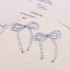 Estilo de Garota Universitária Cristal Borla Laço DIY Feito à Mão Trançado Contas Grampo de Cabelo Acessórios de Cabelo Material para Brincos Atacado