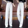 Pantalones Azul Marino para Mujer 2026 Primavera/Verano Nuevo Estilo Popular Petite Sueltos Pierna Ancha Adelgazantes Traje Pierna Recta Casual