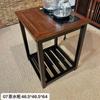 Mesa de té de madera maciza, mesa de té de oficina, nuevo juego de té de lujo de ébano de estilo chino, mesa de té integrada para sala de estar y hogar.