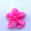 Joias de flor DIY feitas à mão, fio de neve, flor de cinco pétalas, grampo de cabelo, broche, acessórios de material para chapéu