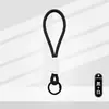 Lanyard de Color de Moda con Llavero de Peluche Trenzado Corto para Teléfono Hebilla Única Hebilla Sola Fabricante de Colgante de Llavero de Peluche En Stock Fuente