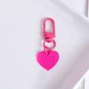 Color Caramelo Amor Metal Llavero Colgante Color Corazón airpods Colgante Joyería Simple para Bolsa