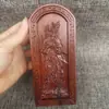 Rayo Madroño Madera Token Talla en Madera Relieve Estrella Maorí Rey Águila Estatuas Token Cinco Órdenes del Trueno