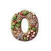 Explosiones Transfronterizas Navidad Árbol de Navidad 26 Decoraciones de Letras de Jengibre Colgante Pequeño de Letra Colgante