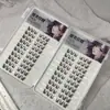 Pegamento para Pestañas Yingmeijia Sin Pegamento Pieza Pequeña Fina Cascabel Pequeño Libro de Pestañas Racimo Individual Segmentado Grueso Cola del Ojo Imprescindible para Maquilladores
