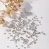 Mini Joyería para Uñas con Circonita de Forma Especial Blanca Diamante Marquise de Fondo Plano Invertido Joyería para Uñas con Diamante Blanco Forma Especial Mixta Venta al por Mayor