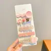 Pinza para Flequillo Infantil, Herramienta para Peinar el Cabello, Pinza de Felpa para Niñas de Principios de Primavera, Pasador de Moño para Bebé, Accesorio para el Cabello