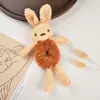 Nuevo Anillo para el Cabello de Peluche Tridimensional de Dibujos Animados de Otoño para Niños, Lazo para la Parte Posterior de la Cabeza, Bola, Accesorios para el Cabello de Gato, Cuerda para el Cabello para Mujeres