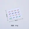 Pegatinas Mini Etiquetas de Precio Creativas Hechas a Mano Accesorios DIY Juguete de Comida Miniatura Bolsas de Empaque Materiales para Casa de Muñecas