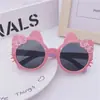 Óculos de sol infantis para gatinhos, femininos, para bebês, fofos, de desenho animado, óculos fofos com orelhas de gato, proteção solar, proteção UV, óculos de sol para fotografia