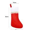 Ventas Directas de Fábrica Calcetines Navideños Bolsas de Regalo Calcetines Rojos con Ribete Blanco Calcetines Navideños Tela No Tejida Calcetines Venta al por Mayor