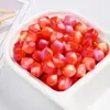 Cuentas Octogonales de Color Crema Soñador con Gradiente, Cuentas Irregulares, Cuentas Redondas, Cuentas Sueltas para Pulseras y Collares Hechos a Mano DIY, Accesorios de Joyería