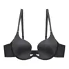 Ropa Interior Invisible sin Espalda Profunda V Sexy Push-up Anti-caída Espalda en U Sujetador para Vestido de Novia Sujetador sin Tirantes para el Cuello