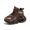 2591-2 Zapatos de Papá Populares para Mujer 2026 Otoño Malla Transpirable Versátiles Zapatos de Papá Estudiante Deportivos Casuales