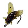Mosca Biónica con Anzuelo Sencillo Cebo Blando Anzuelo para Mosca Cebo Blando Veneno Mosquito Señuelo de Agua Dulce Cebo Cebo Falso Equipo de Pesca