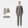 [En Stock] Conjunto Deportivo de Dos Piezas Ld Air Layer Cuello Redondo Sudadera Larga Manga Larga Holgada Ropa de Yoga para Mujer