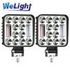 Luz de trabajo LED para automóvil de 4 pulgadas y 78 W, luz de advertencia roja y azul, luz de inspección superior para vehículo todoterreno, luz de conducción
