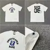 Marca da moda atacado transfronteiriço para comércio exterior Amazon: camiseta de manga curta tubarão de alta resistência, camiseta cabeça de macaco BAPE