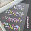 Decorações de Arte de Unha Mini Flor Plumeria Atacado Flor de Cinco Pétalas 3D Decoração de Unha Usável DIY Pedras Strass de Resina