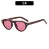 Gafas de Sol Estilo Ojo de Gato para Mujer, Gafas Ovaladas Estilo Europeo y Americano, Gafas de Moda Anti-UV, Nuevas Gafas de Sol Negras 2026