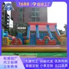 Castillo inflable grande para jugar para niños en interiores