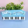 Bolsa de Lápis Camada Única Teclado de Piano Crianças do Ensino Fundamental Bolsa de Lápis de Tecido Bolsa para Material Escolar Estojo de Lápis para Material Escolar Venda por Atacado