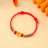 2026 Nova Pulseira DIY de Corda Colorida Pulseira Infantil Zongzi da Paz Acessórios para o Festival do Barco-Dragão Atacado