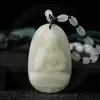 Pingente de Jade Hetian com a Divindade Guardiã do Signo do Cavalo, Adequado para Homens e Mulheres