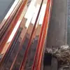 Material de aço revestido de cobre proteção contra raios aterramento aço plano galvanizado a cobre especificações são bem-vindas para comprar 50*5 40*4