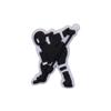 Zapatos de hockey sobre hielo de PVC de goma suave, con flores, hebillas y agujeros, accesorios decorativos con hebillas, venta al por mayor en Amazon AliExpress.