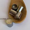 Tampão de ponta de cordão redondo de aço inoxidável, tampão de ponta de cordão de cabeça chata para cordões de couro trançado, acessórios de joias DIY, virola de cobre para cordão