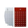 Mesa Ajustable, Gabinete Engrosado, Gabinete Económico con Múltiples Compartimentos, Gabinete de Acero, Gabinete para Hierbas Medicinales con Múltiples Compartimentos Tipo Cajón