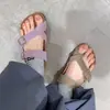 Sandálias de Dedo Estilo Francês 2026 para Mulheres, Uso Externo de Verão, Sandálias Birkenstock de Praia, Chinelos de Solado Grosso de Alta Qualidade para Uso Externo de Verão
