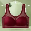 Comércio exterior transfronteiriço fino sem costura plus size colete de underwear sem aro confortável respirável push-up reúne coleta laterais seios sutiã
