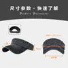 Sombrero de Vaquero sin Copa Nuevo Estilo Primavera y Verano, Sombrero Retro Lavado Hueco para Protección Solar para Mujeres, Sombrero de Sombrilla para Ciclismo al Aire Libre