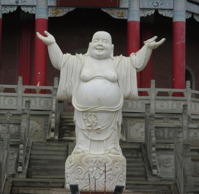 石雕大肚弥勒佛雕塑
