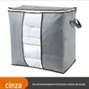 Saco de Armazenamento para Roupas e Colchas, Armazenamento de Roupas à Prova de Umidade para Casa, Armazenamento de Colchas, Saco de Embalagem Espesso de TNT para Mudança de Bagagem